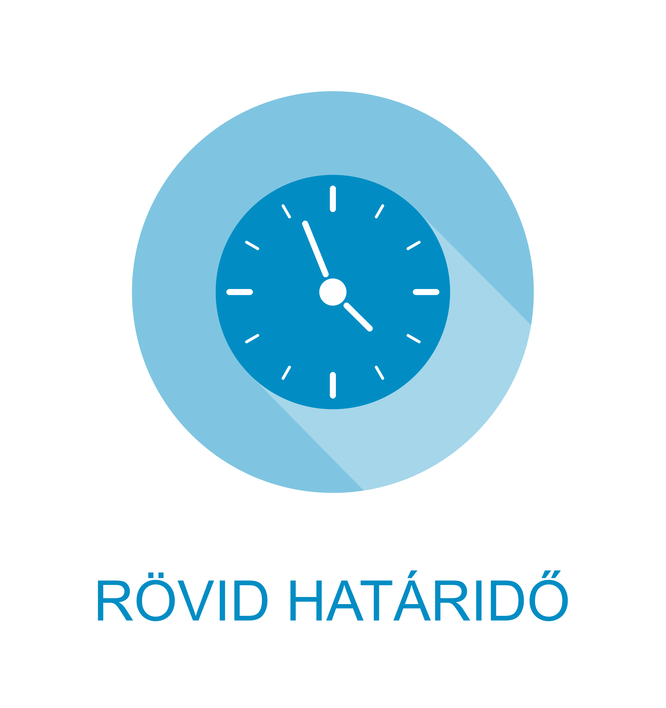 Rövid határidő Rövid határidő piktogram